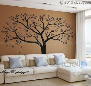 מדבקת קיר משפחת עץ ענקית ויניל אמנות מדבקות בית עיצוב חדר ציור קיר סניף