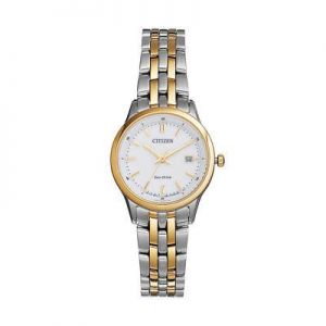 מוצרים הכי חמים ברשת  שעונים  שעון  זהב עם טון זהב Citizen Eco-Drive שעון 28 מ&quot;מ איכותי