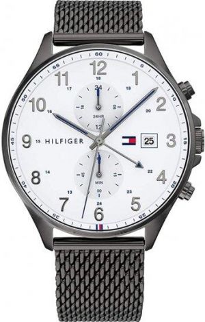 שעון יד לגברים Tommy Hilfiger WEST 1791709 - צבע שחור/לבן