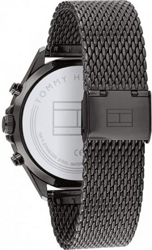 מוצרים הכי חמים ברשת  שעונים  שעון יד לגברים Tommy Hilfiger WEST 1791709 - צבע שחור/לבן
