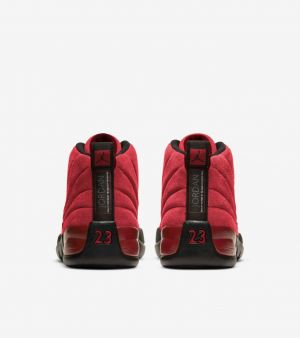 מוצרים הכי חמים ברשת  ביגוד הנעלה ואביזרים  נעלי כדורסל אייר ג'ורדן 12בצבע אדום שחור
