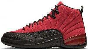 נעלי כדורסל אייר ג'ורדן 12בצבע אדום שחור